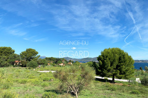 Вид на землю в Giens