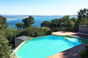 villa with sea view in Hyres sold by agence du Regard